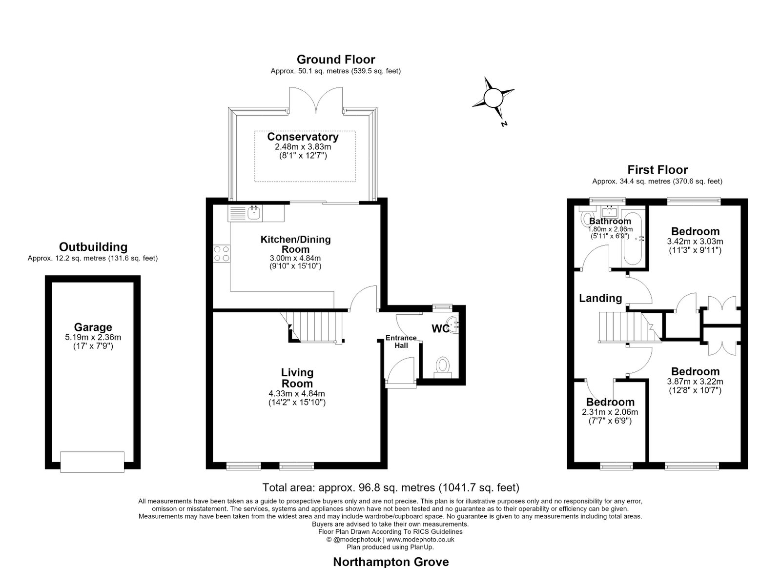 14, Northampton Grove, Basildon floorplan