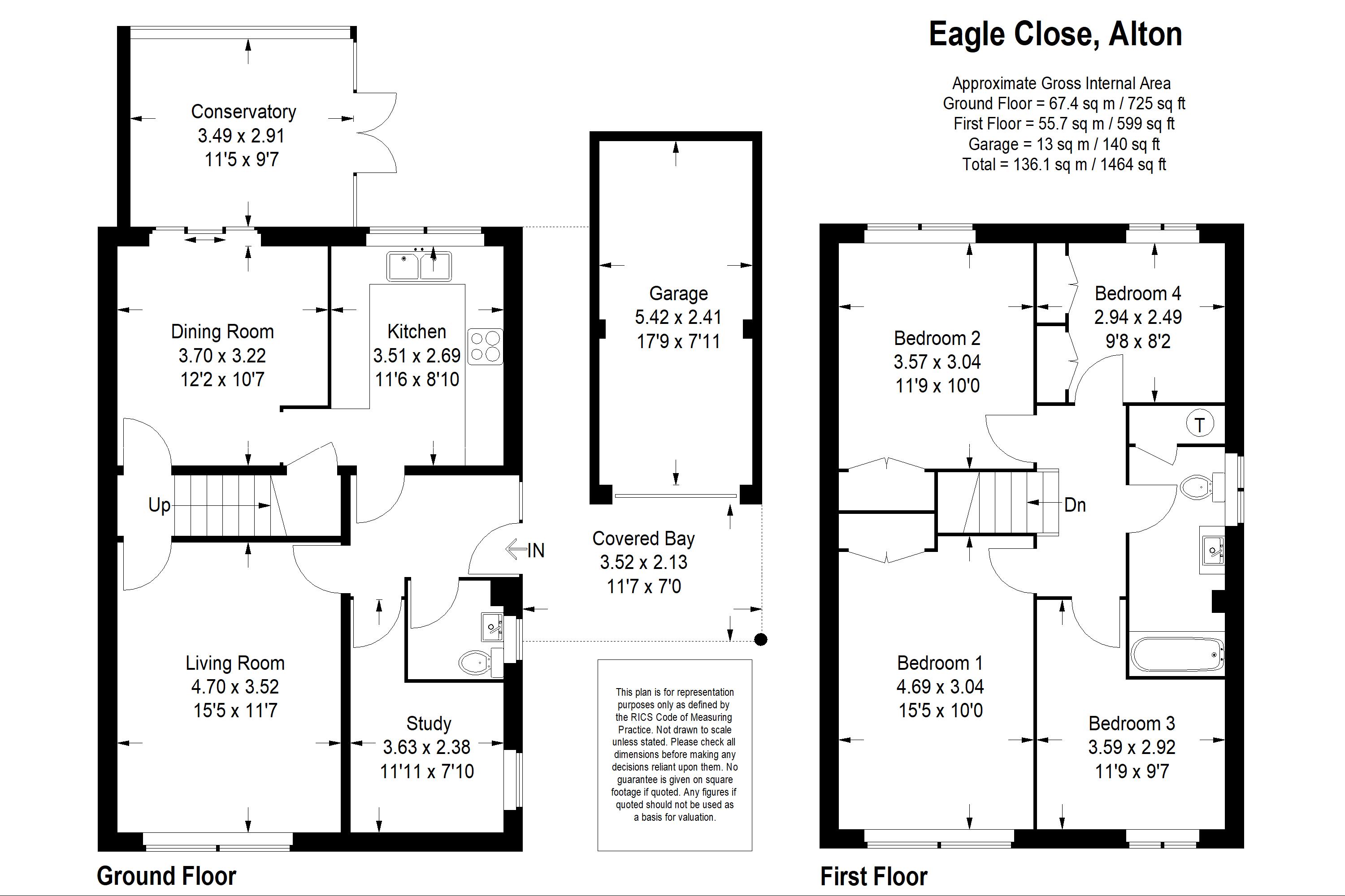 4 Bedrooms Detached house for sale in Eagle Close, Alton, Hampshire GU34