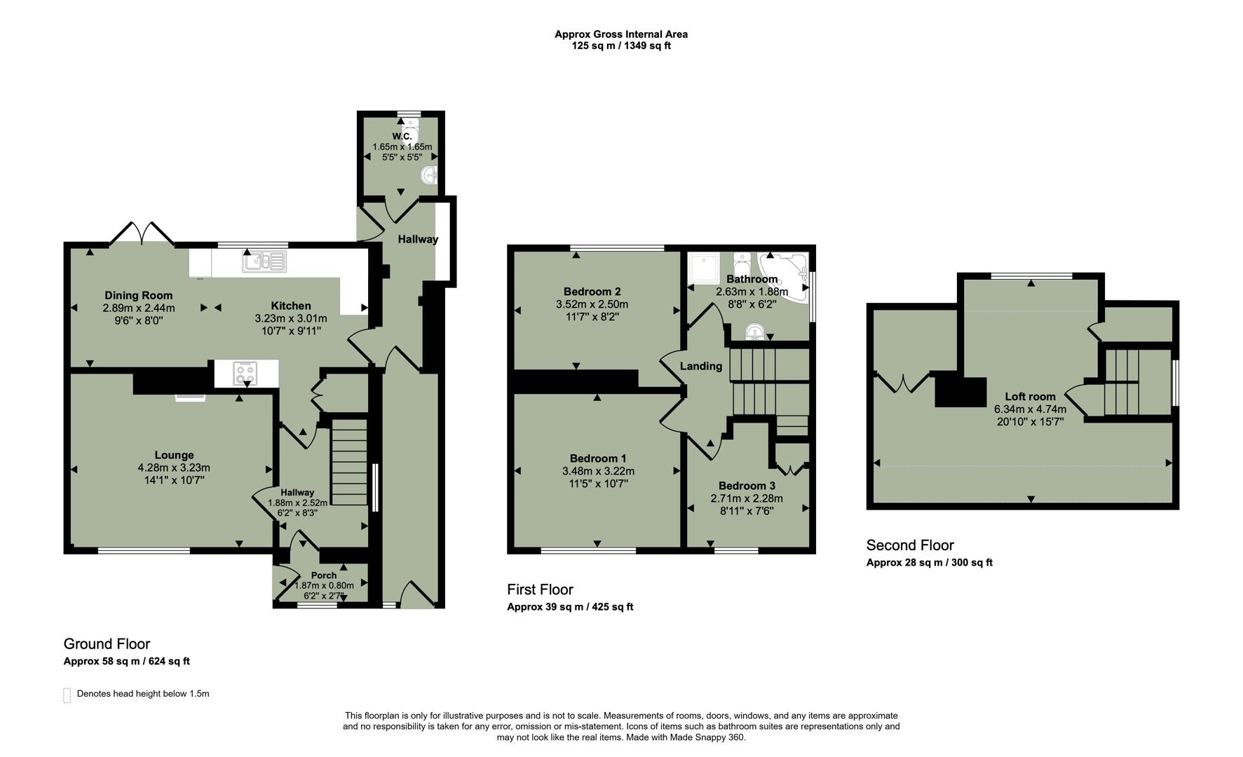 63, Harris Avenue, Cardiff floorplan