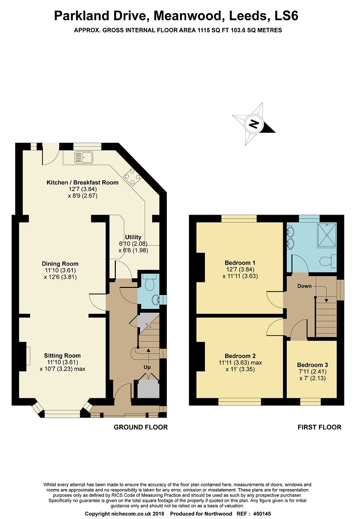 3 Bedrooms Semi-detached house for sale in Parkland Drive, Meanwood, Leeds LS6
