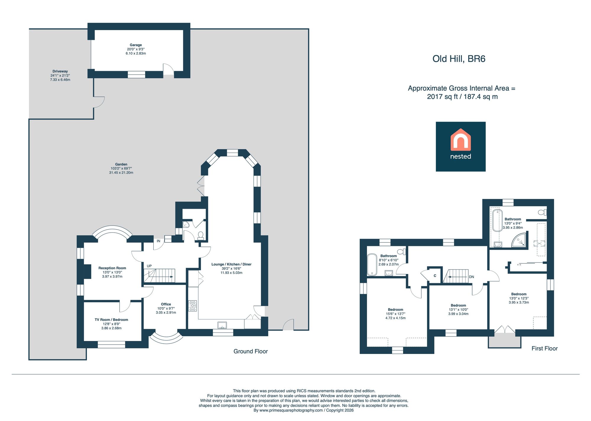 22 Old Hill, Orpington floorplan