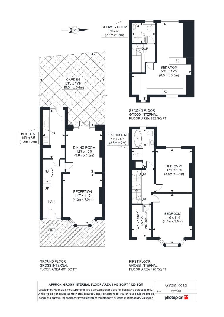 48, Girton Road, London floorplan