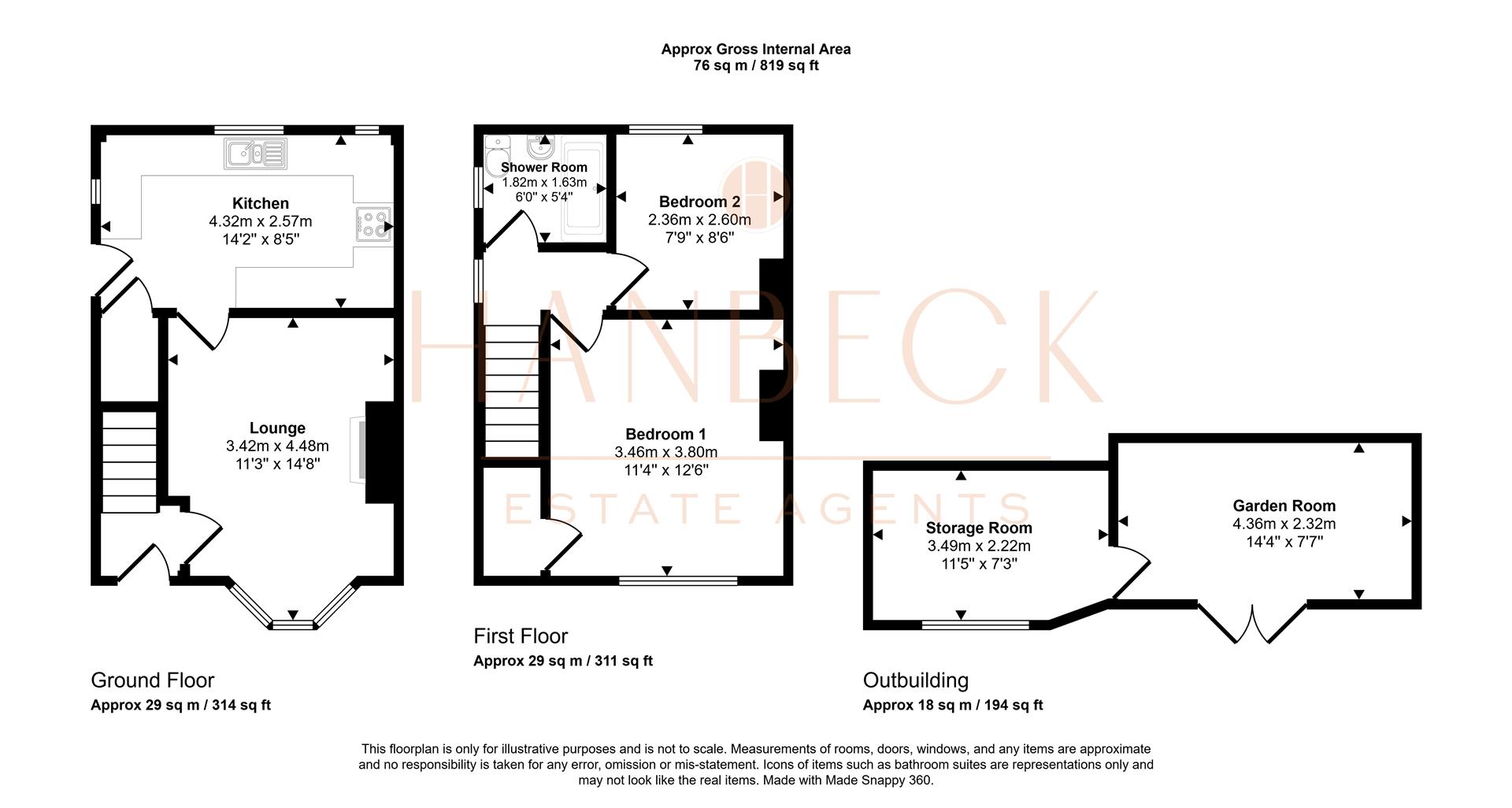 6, Mickley Grove, Hull floorplan