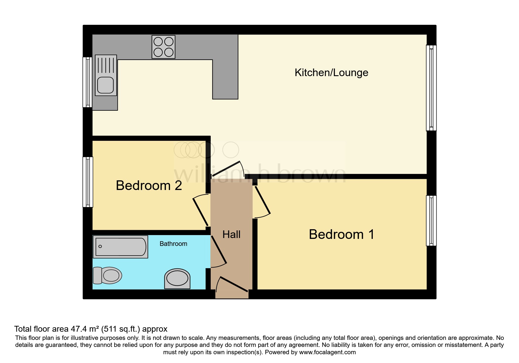 68, Rowan Drive, Broxbourne floorplan