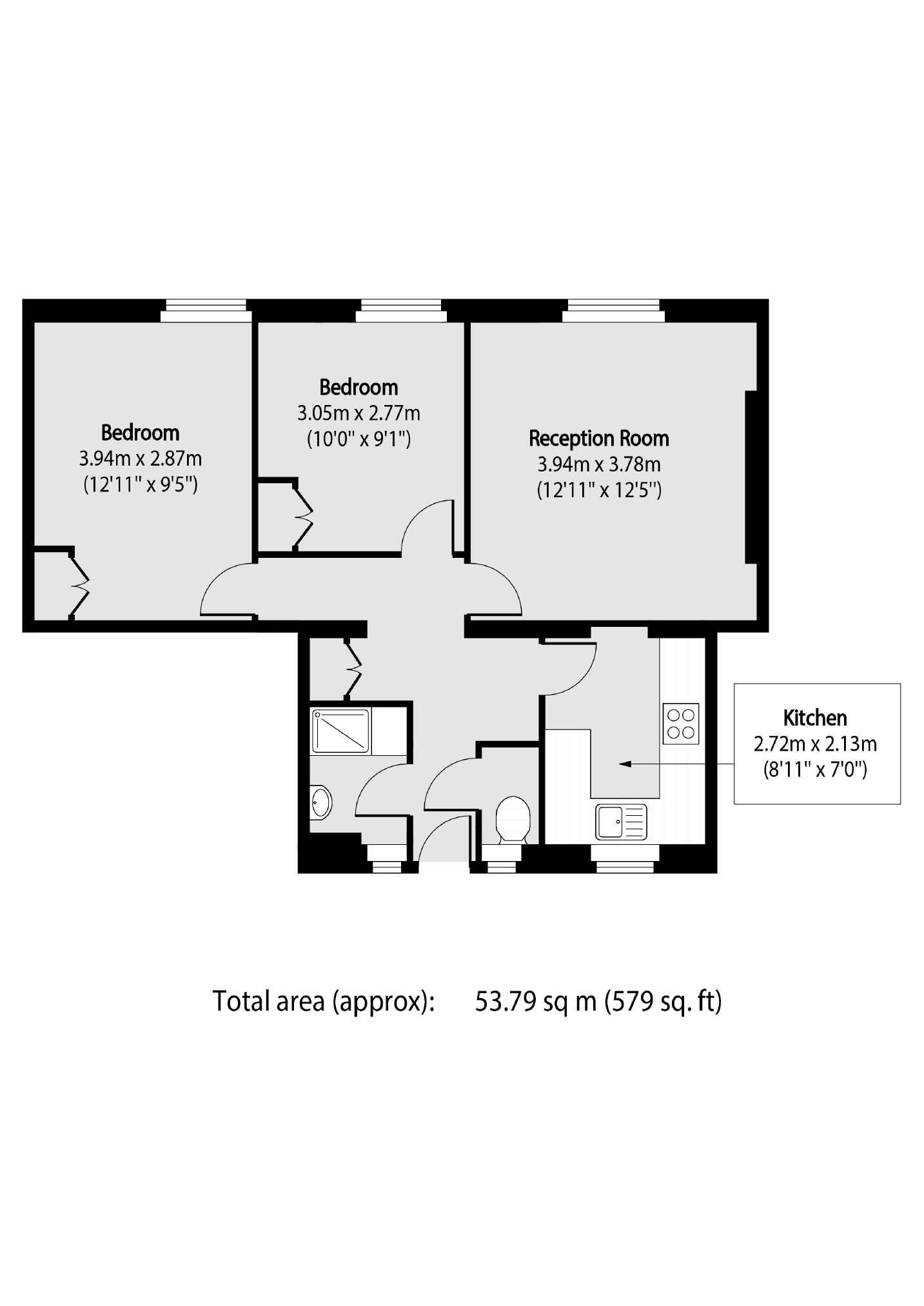 Darling Row, London floorplan