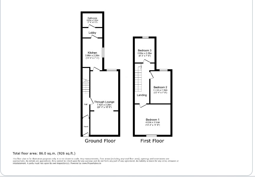 50, Combe Street, Cleethorpes floorplan