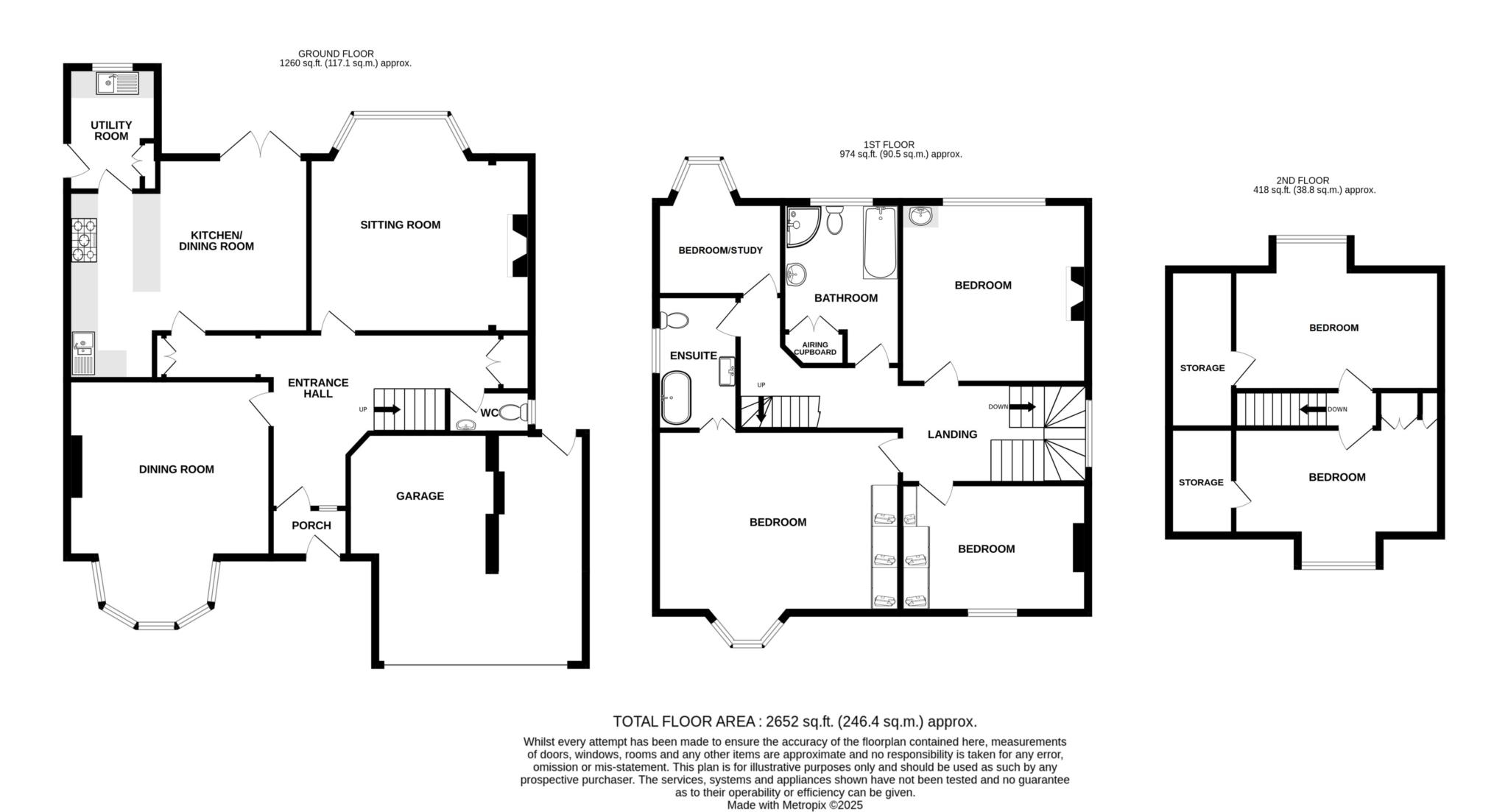 13, Ashburnham Gardens, Eastbourne floorplan