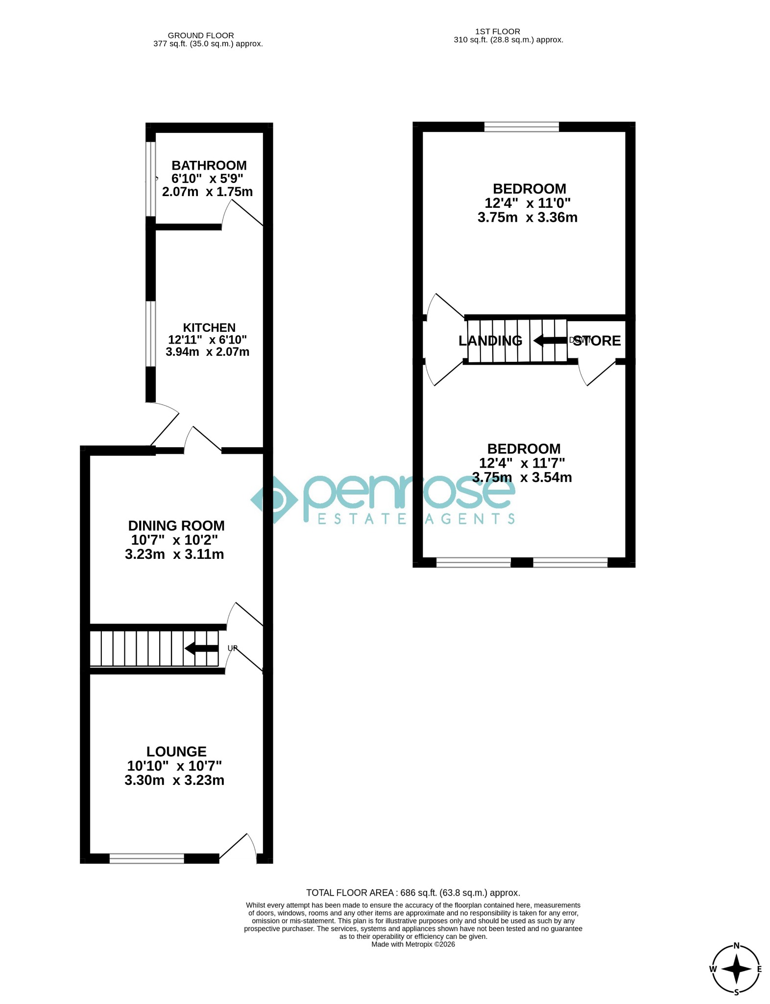 16 St. Pauls Road, Luton, Bedfordshire floorplan
