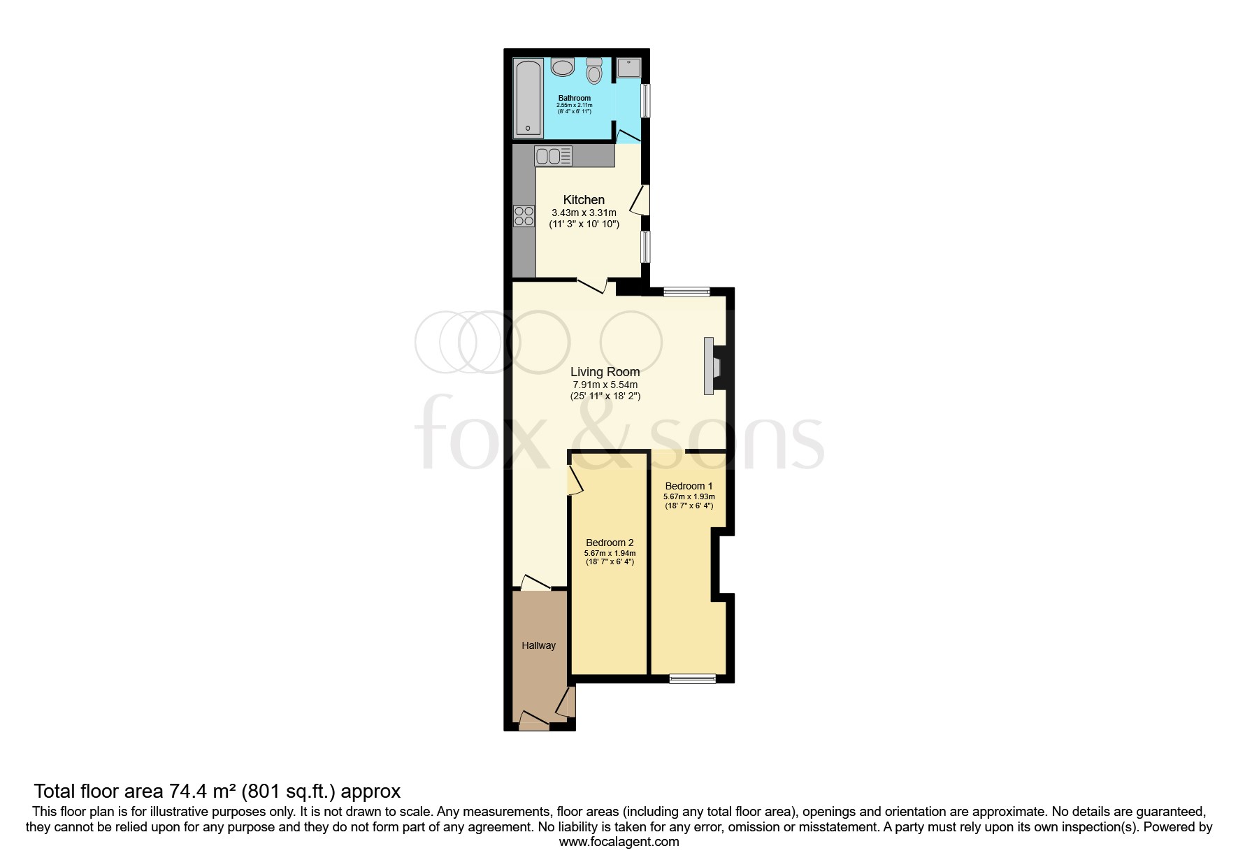 80a, Marina, St. Leonards-On-Sea floorplan