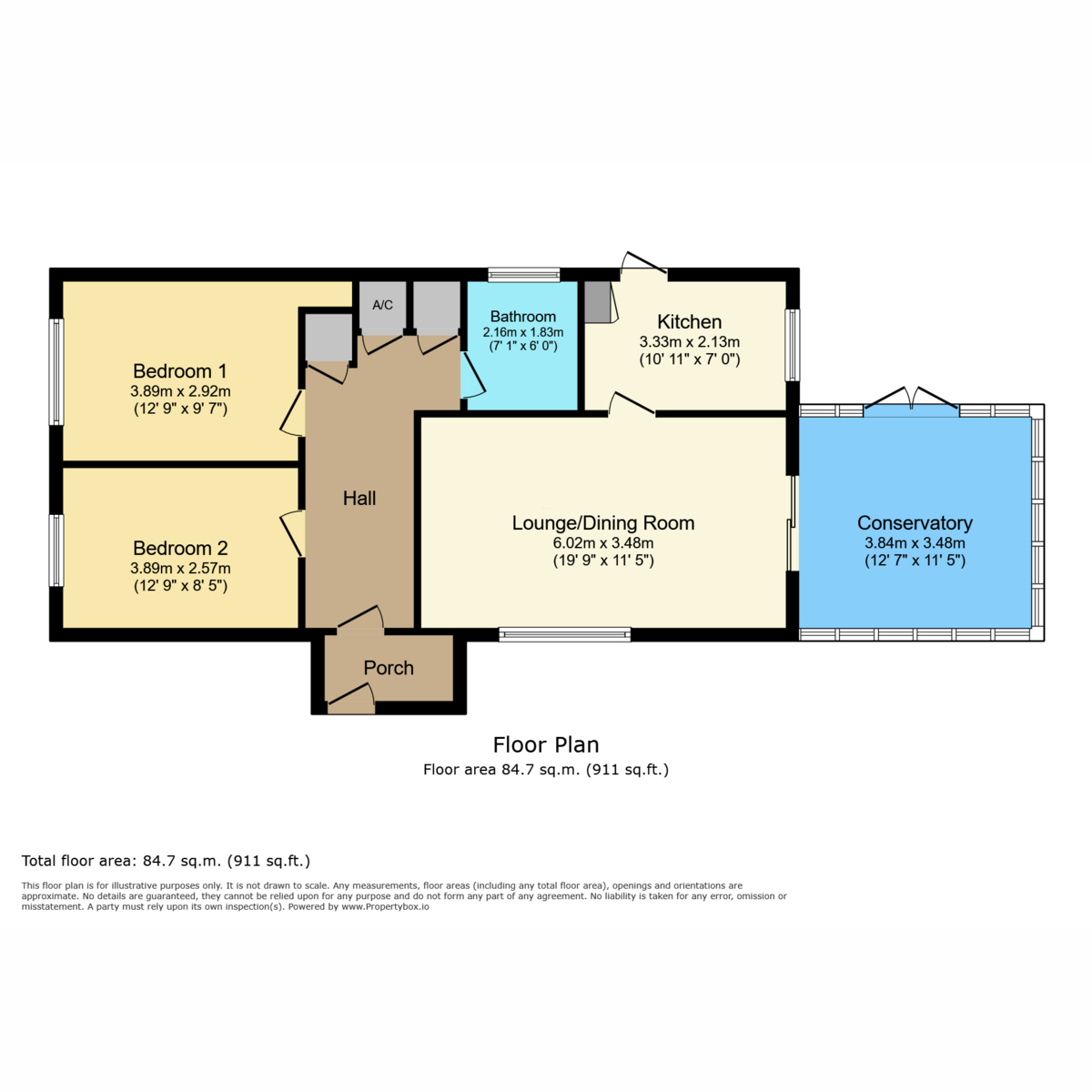 2, Hebden Avenue, Warwick floorplan