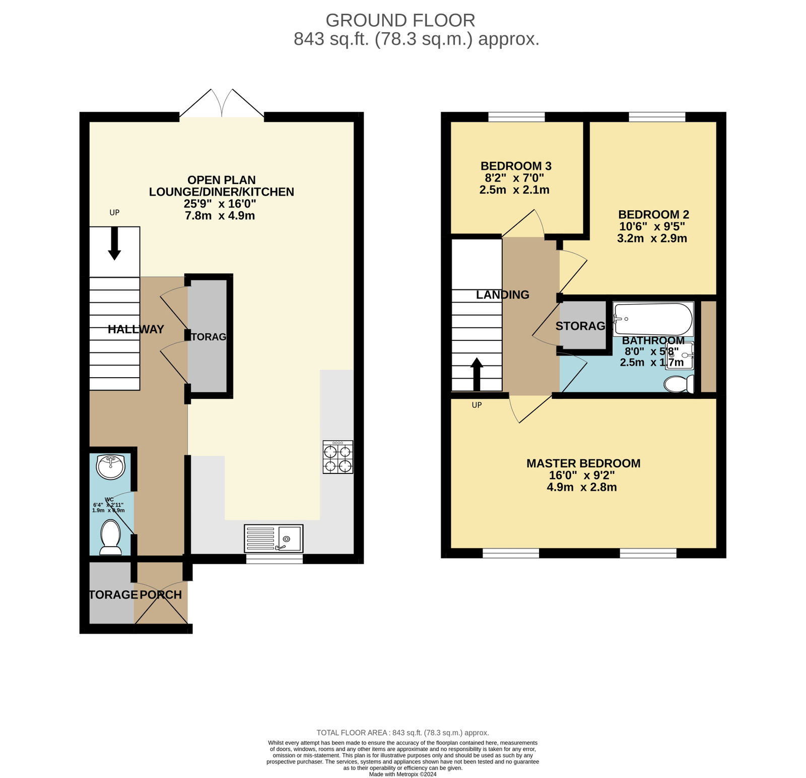 38, Lime Close, South Ockendon floorplan
