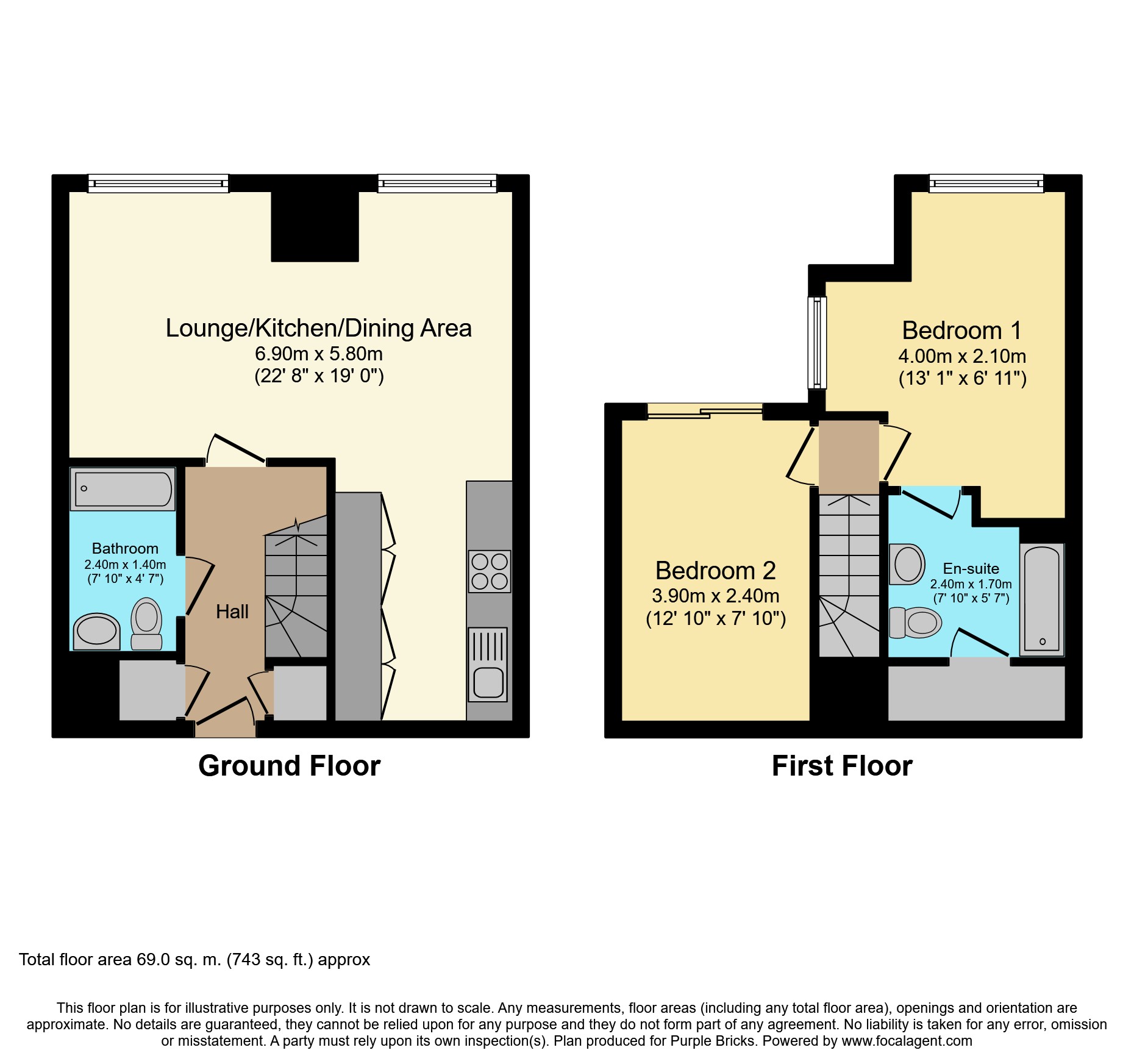 2 Bedrooms Flat for sale in Cadogan Road, London SE18