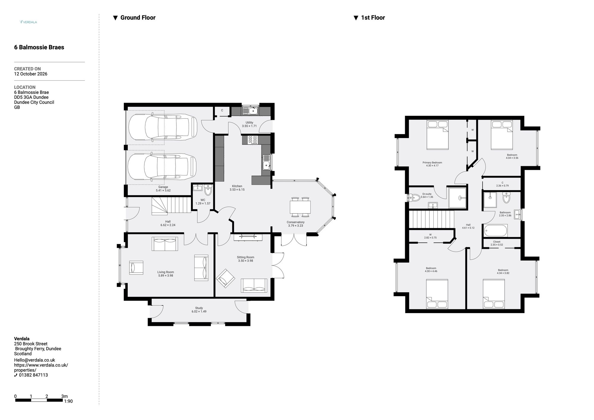 6 Balmossie Brae, Dundee floorplan