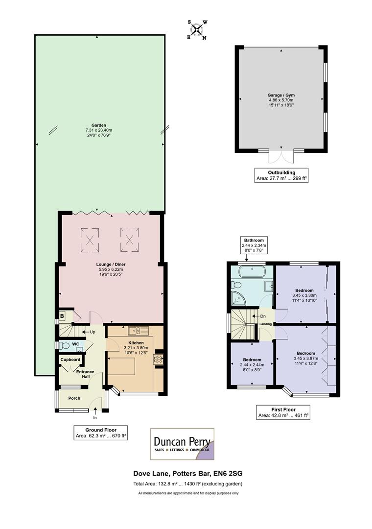 7, Dove Lane, Potters Bar floorplan