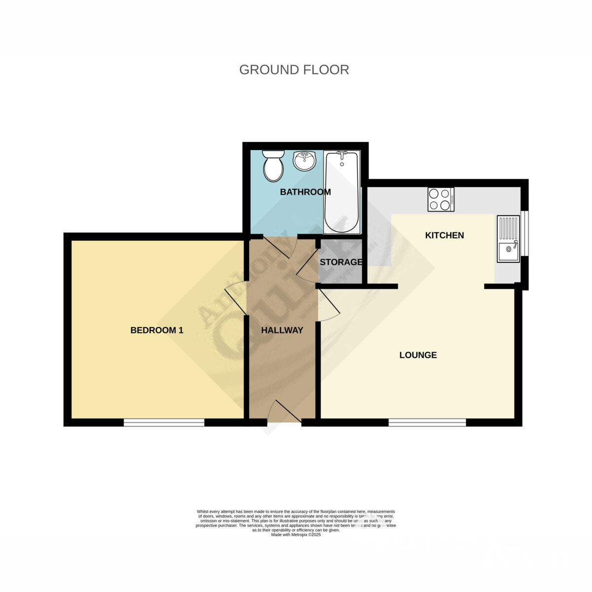 Flat Flat 1, 165, Kiln Road, Benfleet floorplan