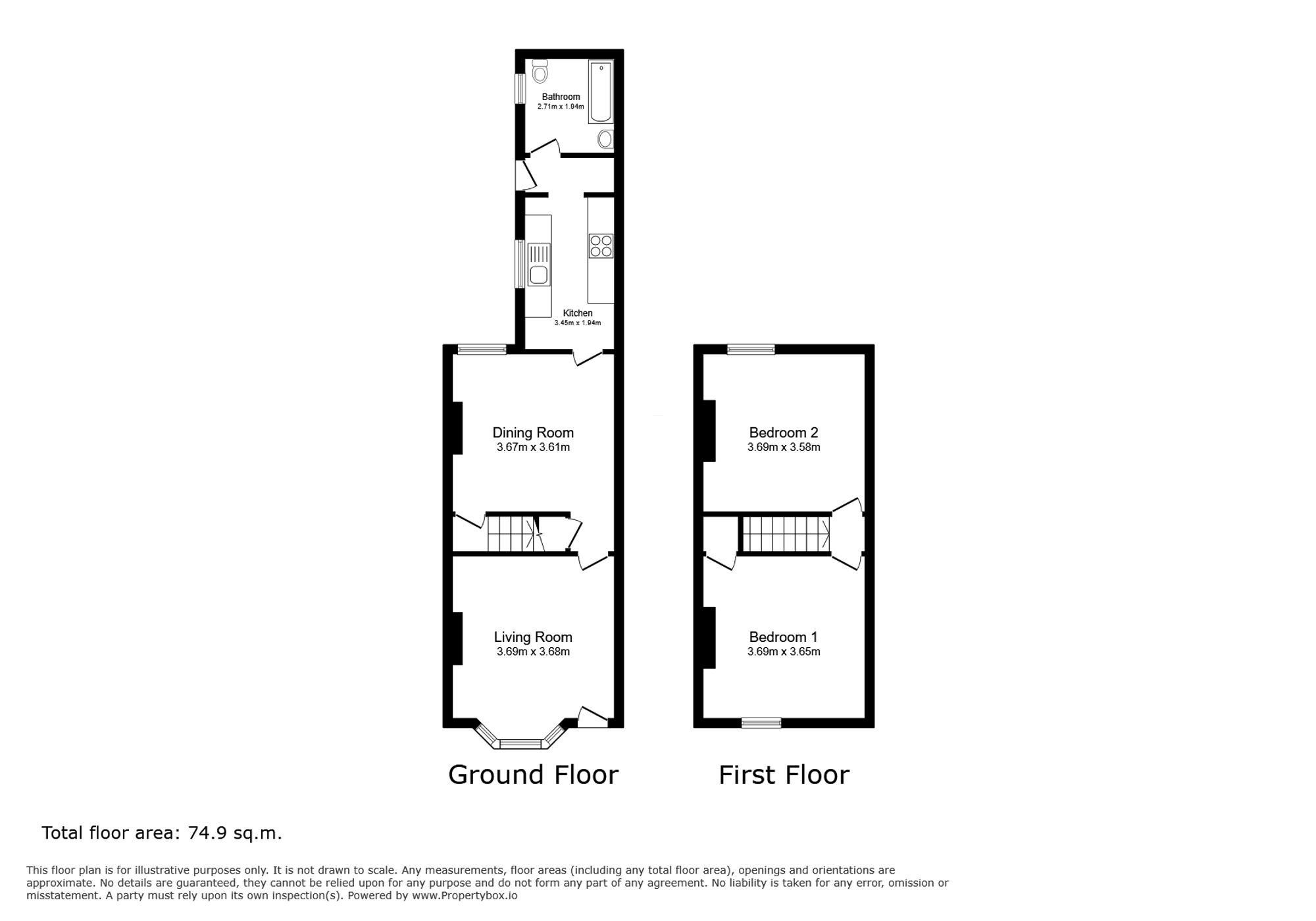 96 Stanton Road, Stoke-On-Trent floorplan