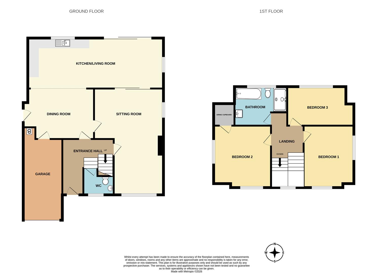 46, Priory Close, Tavistock floorplan