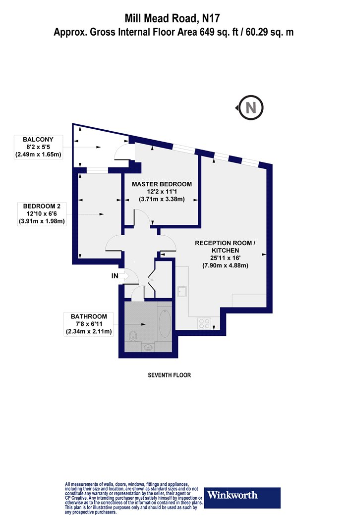 2 Bedrooms Flat for sale in Coppermill Heights, Mill Mead Road, London N17