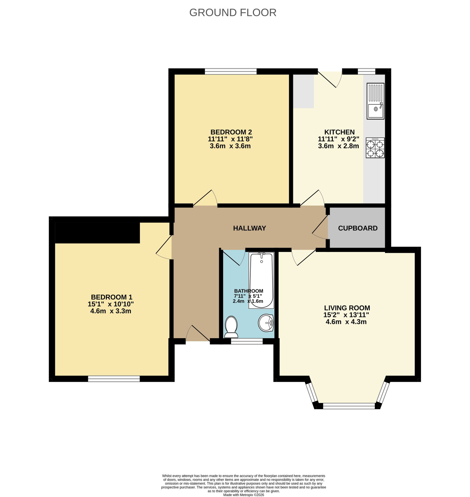 104, Newlands Road, Grangemouth floorplan