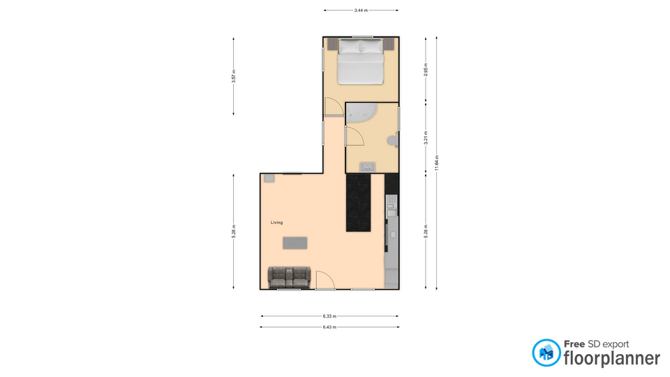 The Old Chemist, 5 Greys Place, Main Street, Lybster floorplan