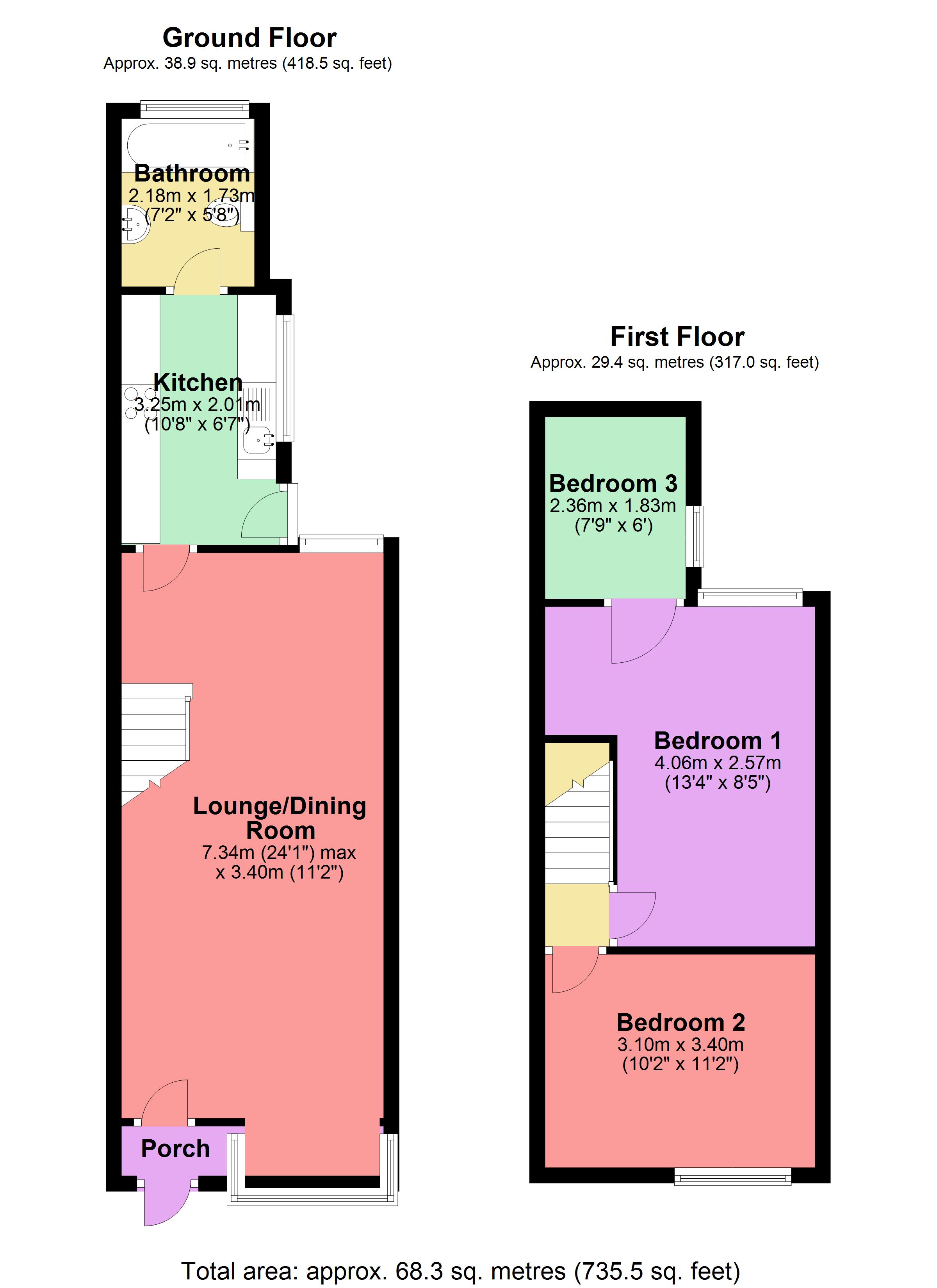 3 Bedrooms Terraced house for sale in Garfield Street, Watford, Hertfordshire WD24