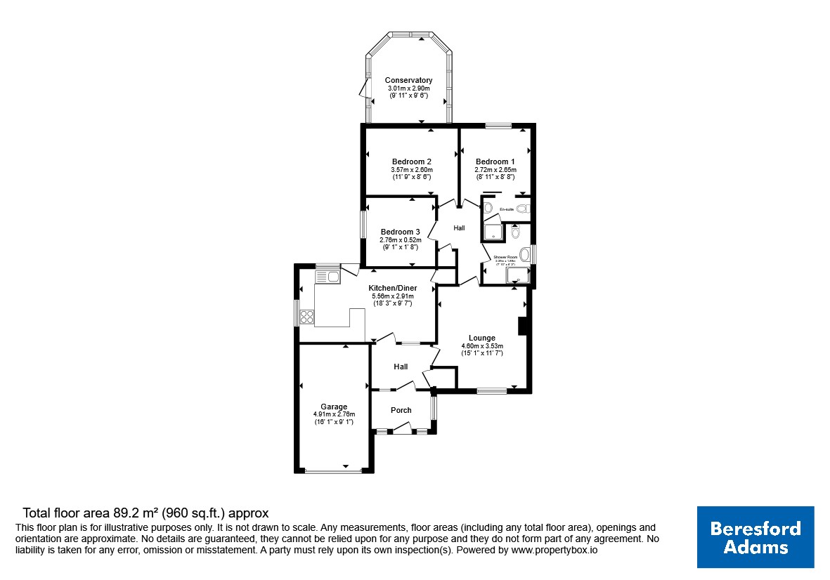 Penrhyn Beach West, Llandudno floorplan