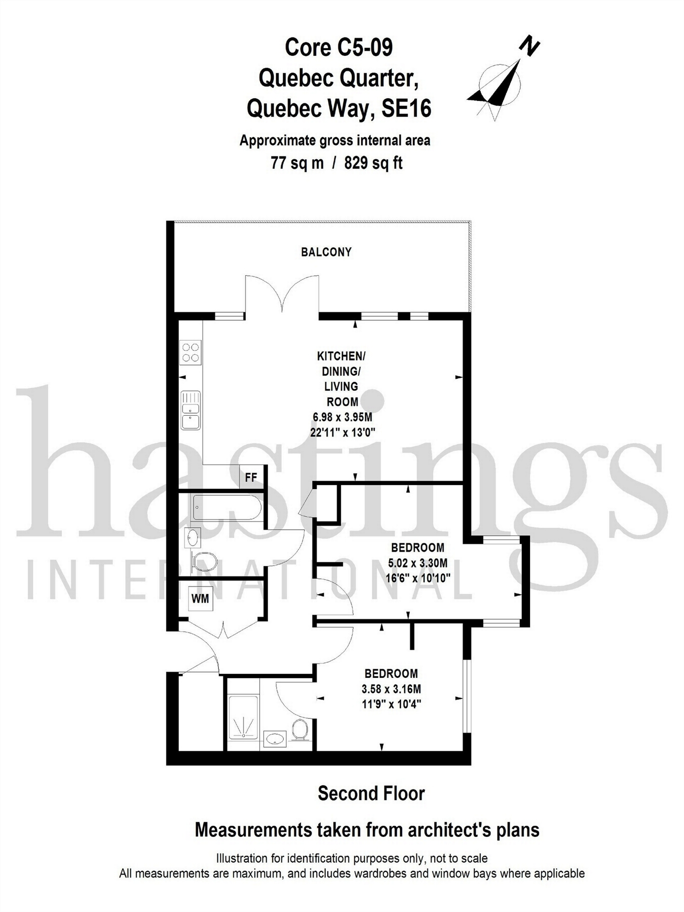 2 Bedrooms Flat for sale in Hornbeam House, 22 Quebec Way, Canada Water SE16