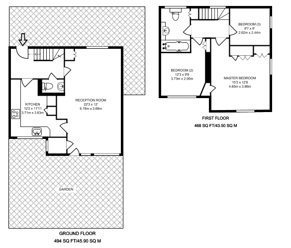 3 Bedrooms Semi-detached house to rent in Midholm, London NW11