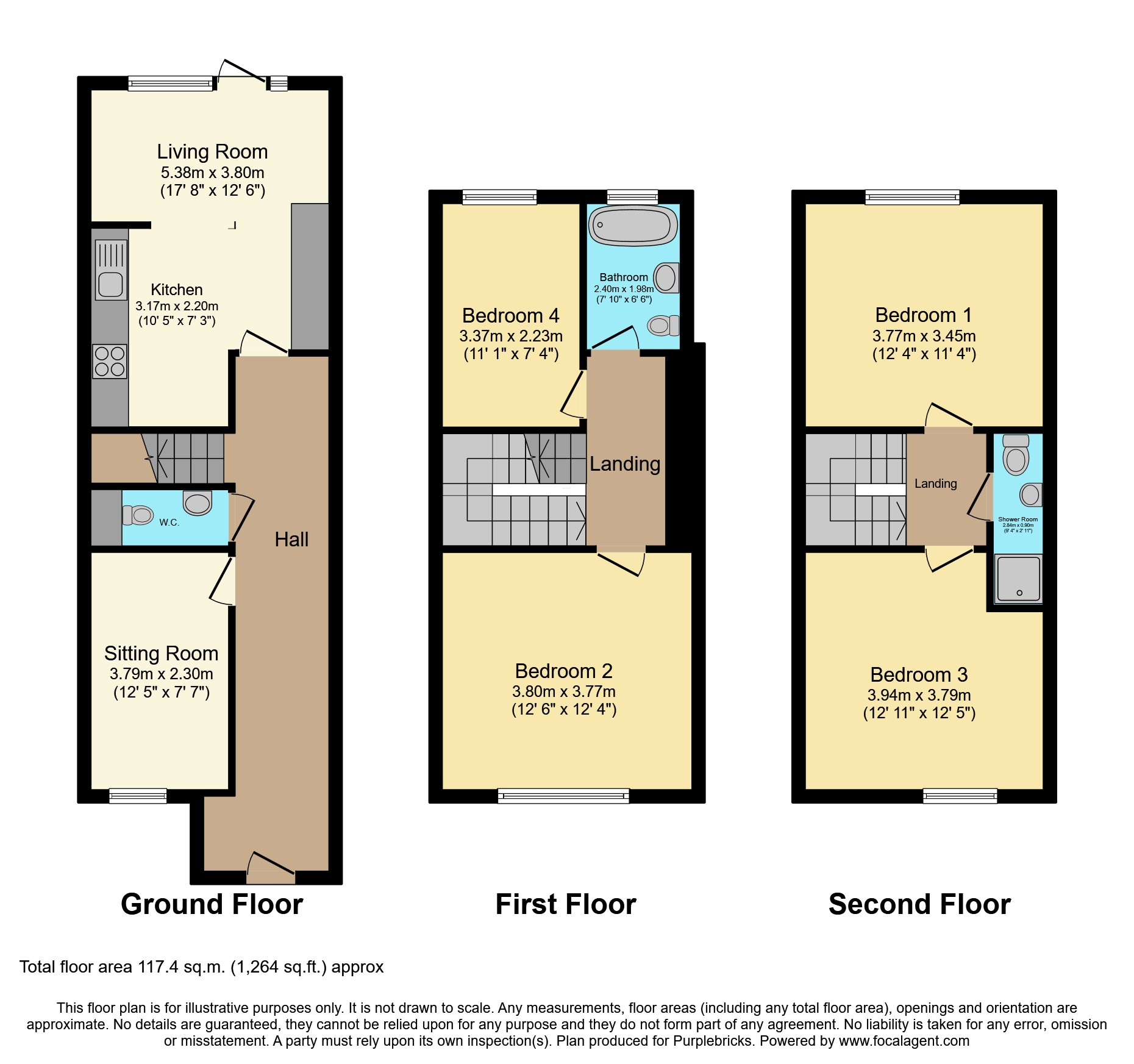 2, Young Road, London floorplan