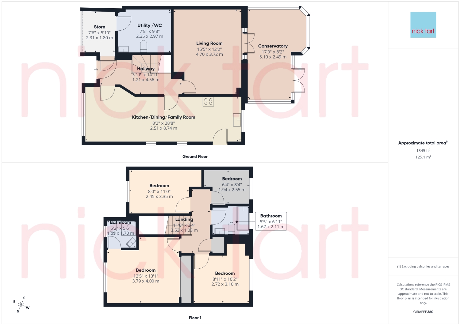 7, Porchester Close Leegomery, Telford floorplan
