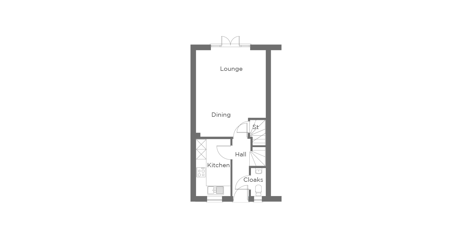 2 Bedrooms Semi-detached house for sale in The Egdon, Walcot Meadow, Walcot Lane, Drakes Broughton, Worcestershire WR10