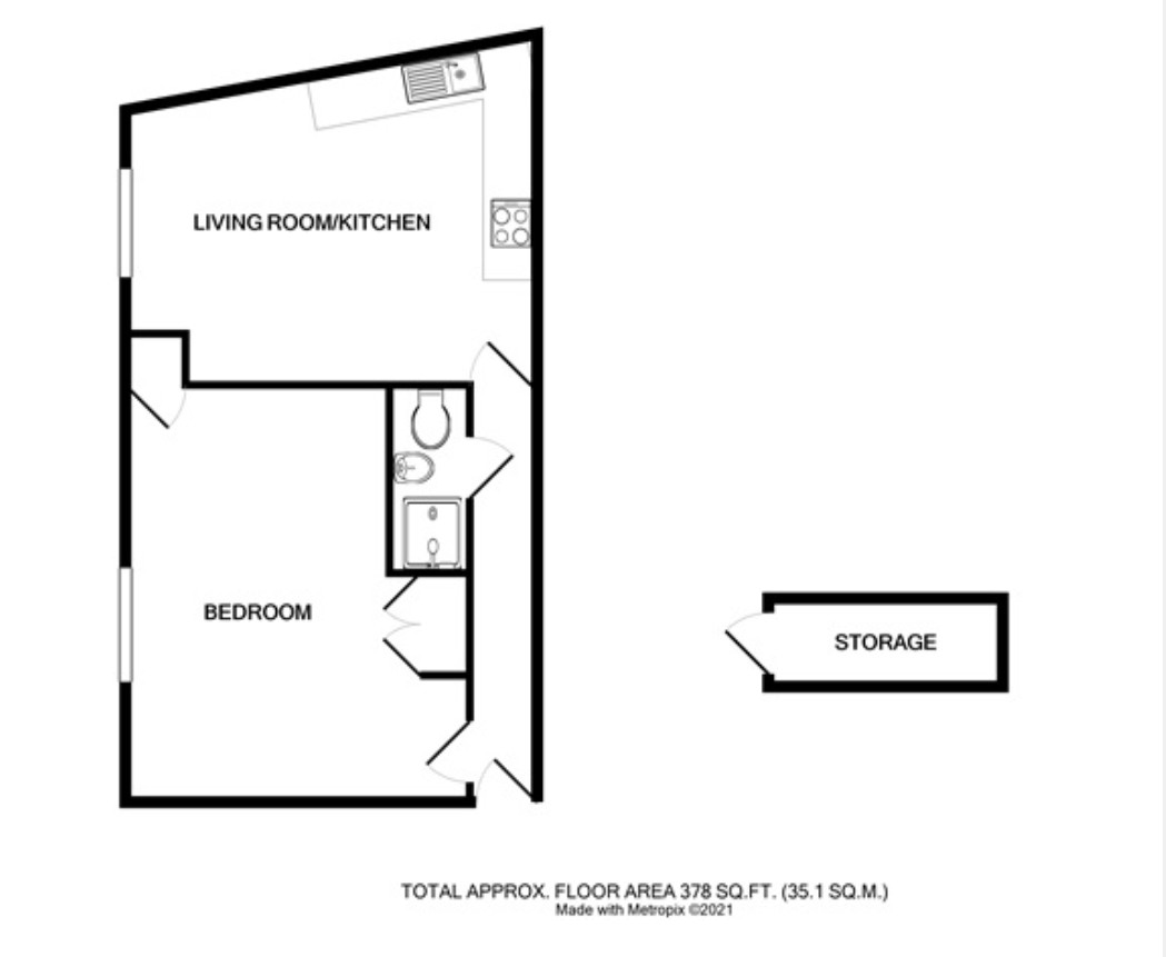 Flat 4 Oswald House, Queens St, Reading floorplan