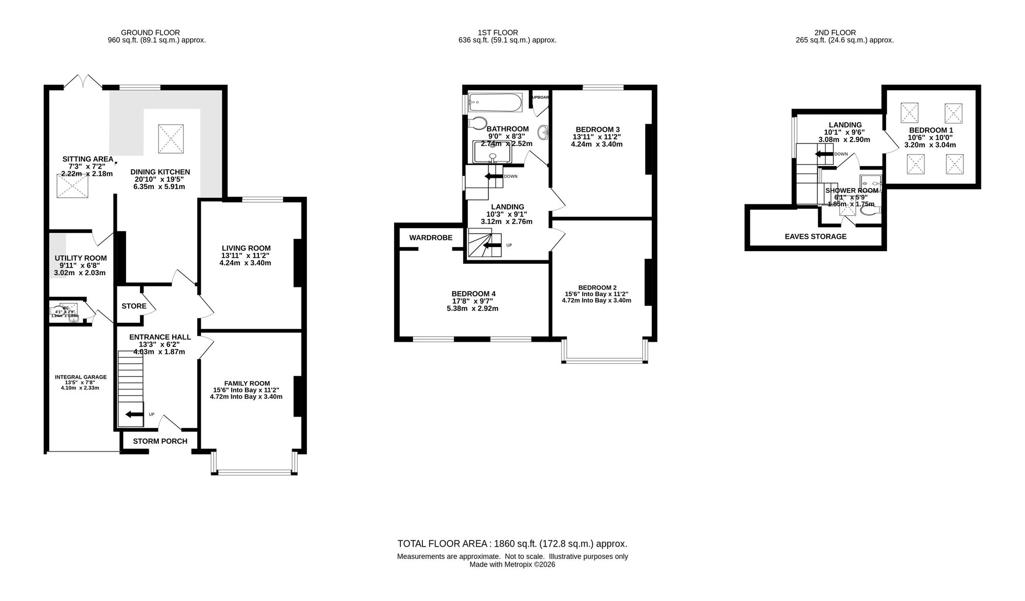 258 Parrs Wood Road, Manchester floorplan