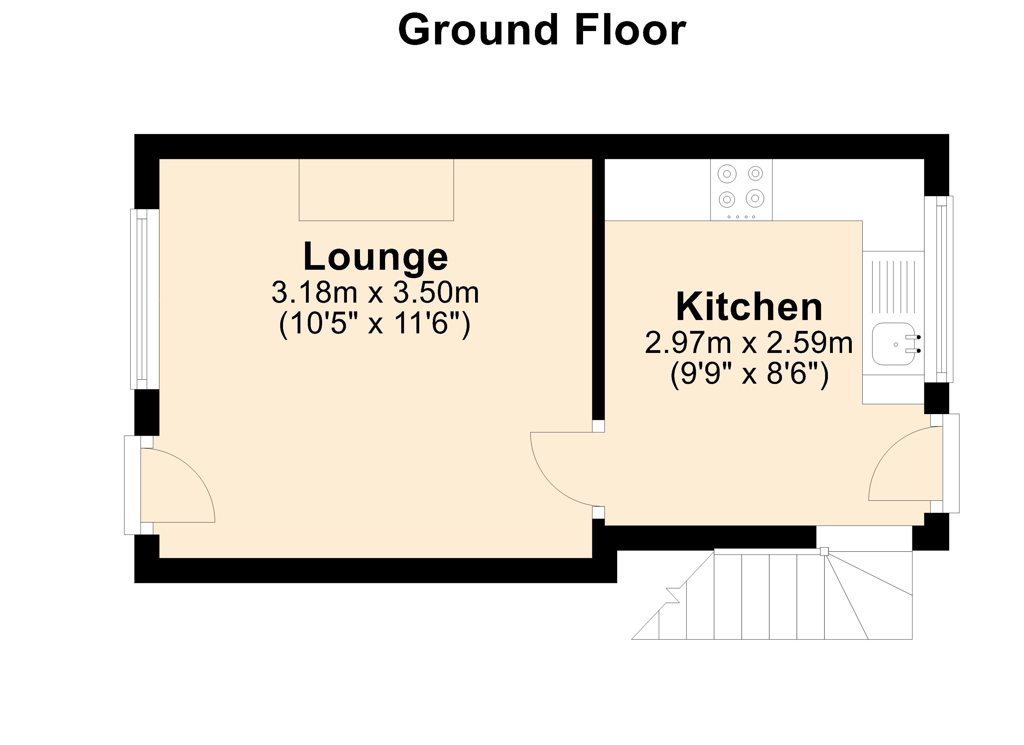 Savages Row, Nottingham floorplan