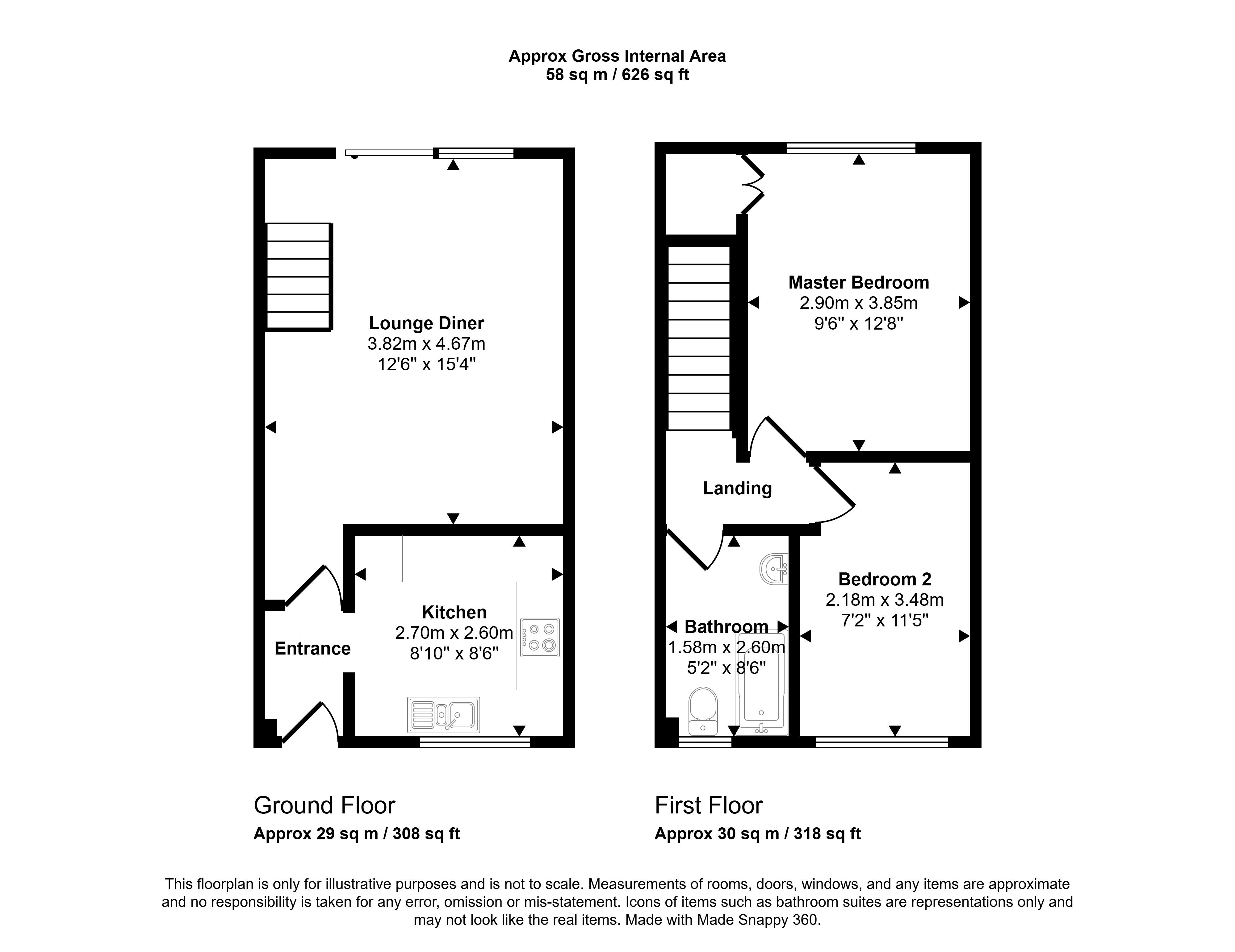 Lavender Court, Brackla, Bridgend County Borough, CF31 2ND floorplan