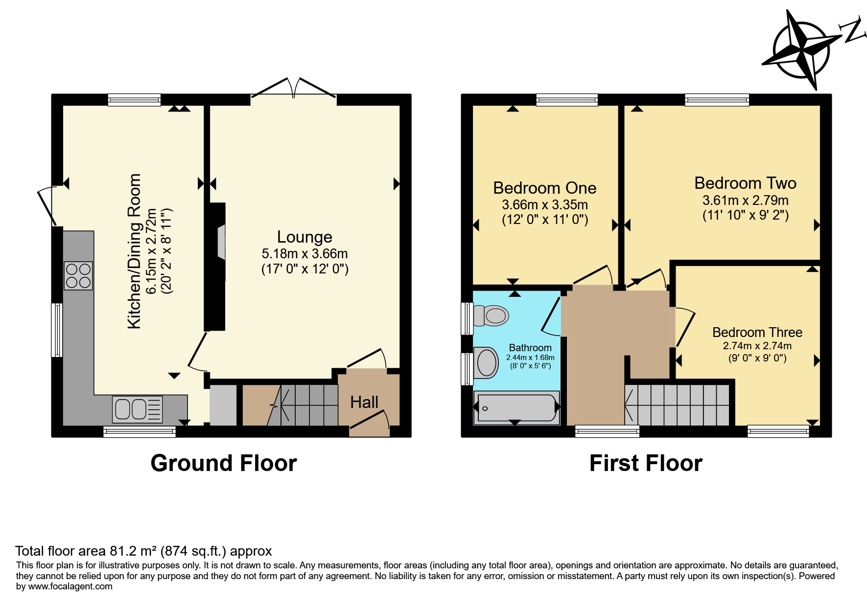 8, Lathkill Grove, Alfreton floorplan