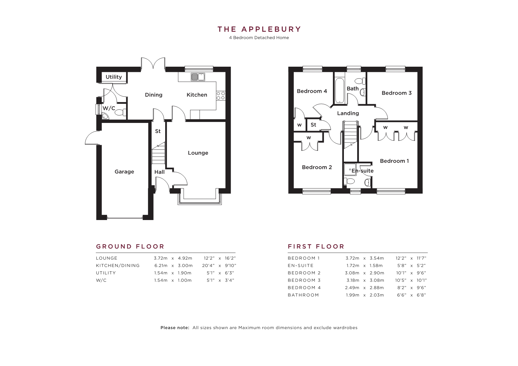 PLot 113 - The Applebury,, Oaken Heights, Burnley floorplan