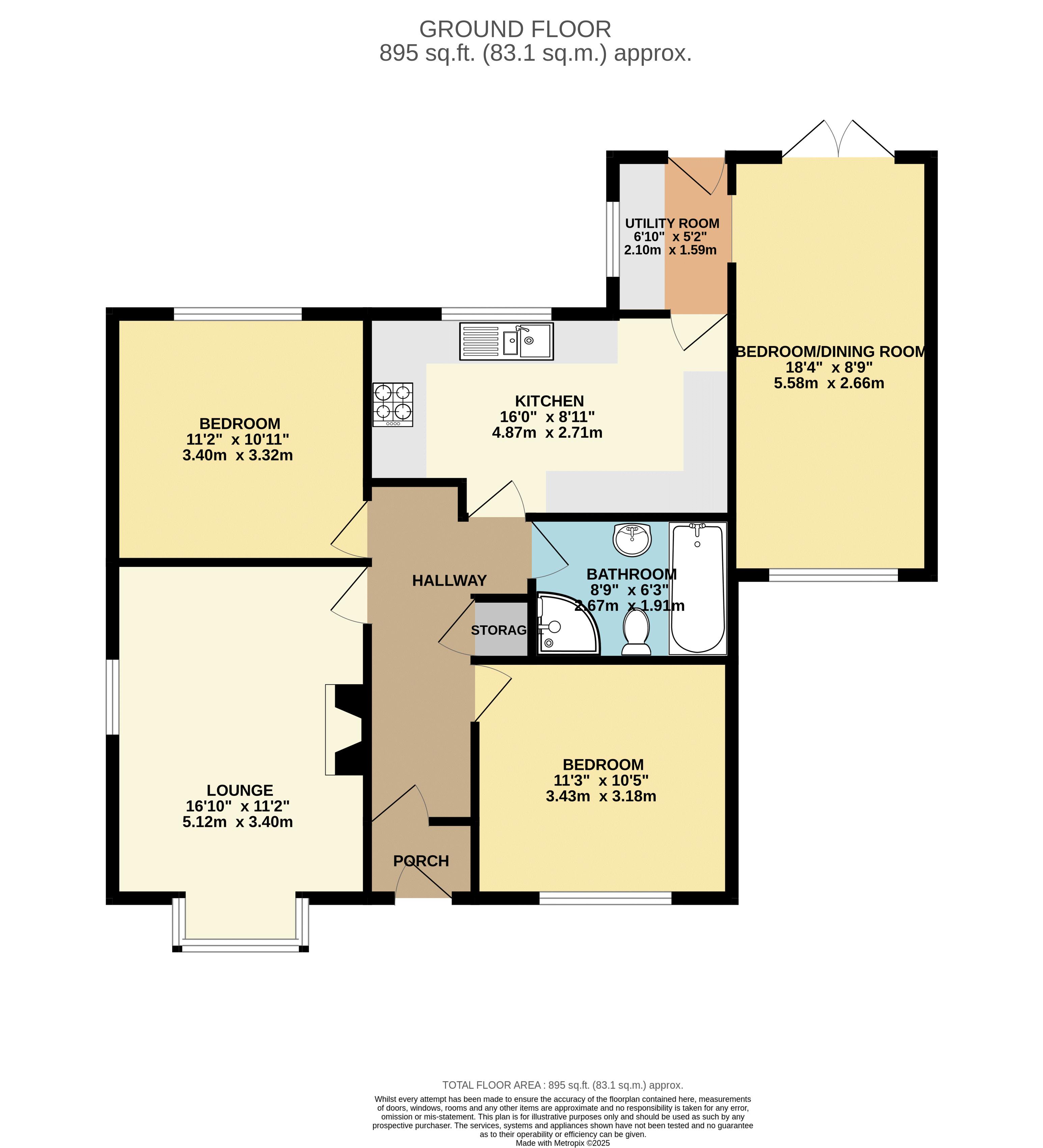 10, Pilgrims Way, Immingham floorplan