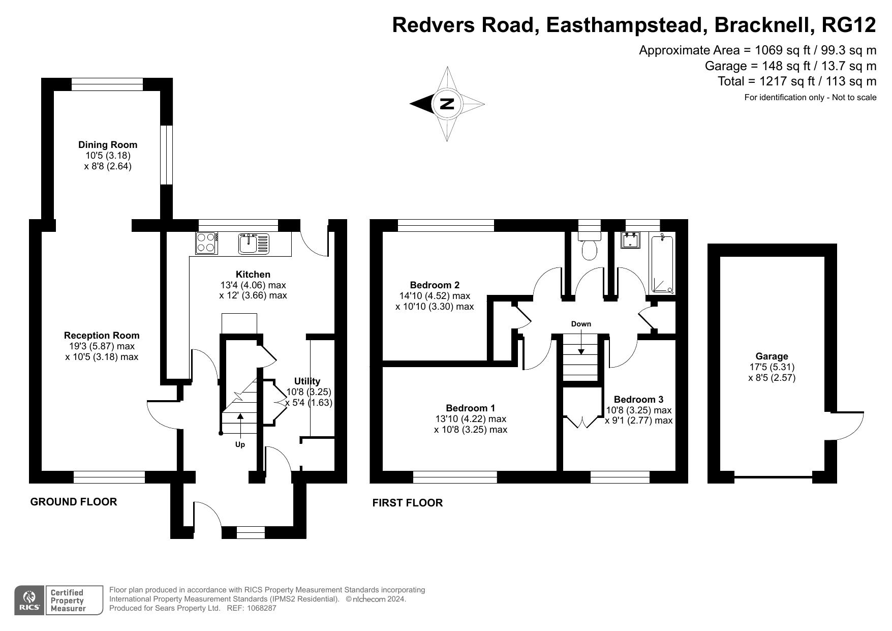 Redvers Road, Easthampstead RG12, 3 bedroom terraced house for sale