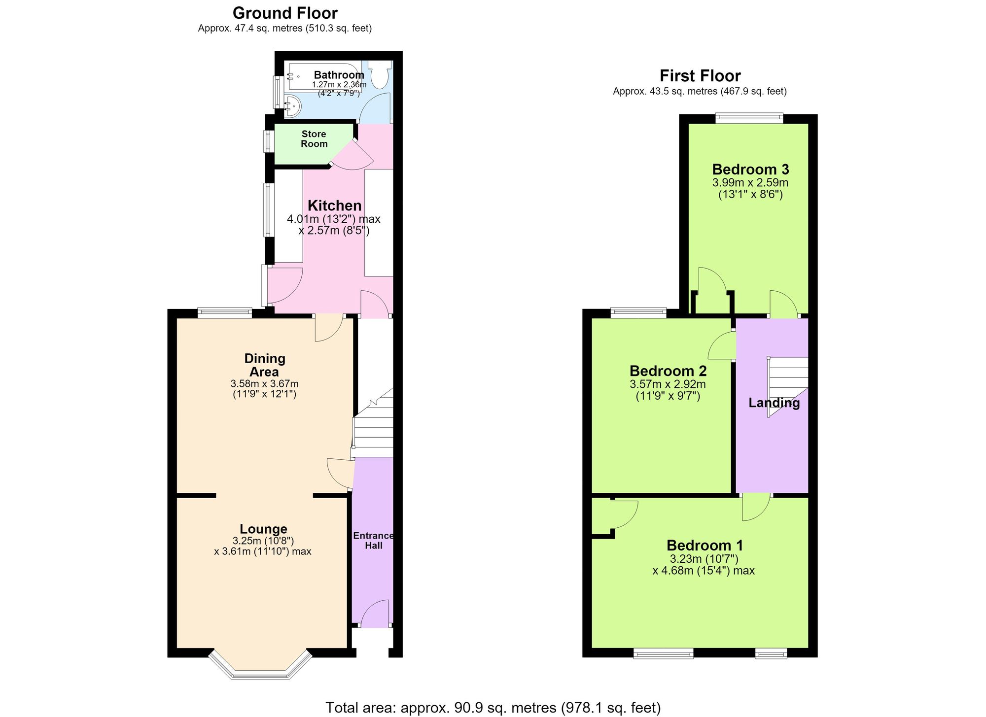 238 Mill Road, Wellingborough floorplan