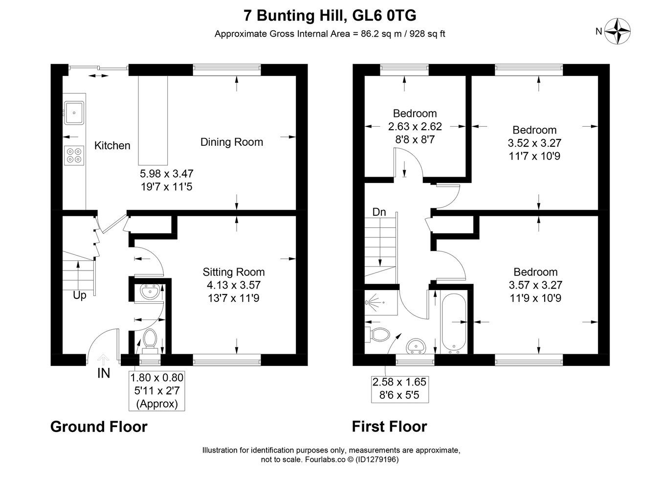 7, Bunting Hill, Nailsworth floorplan