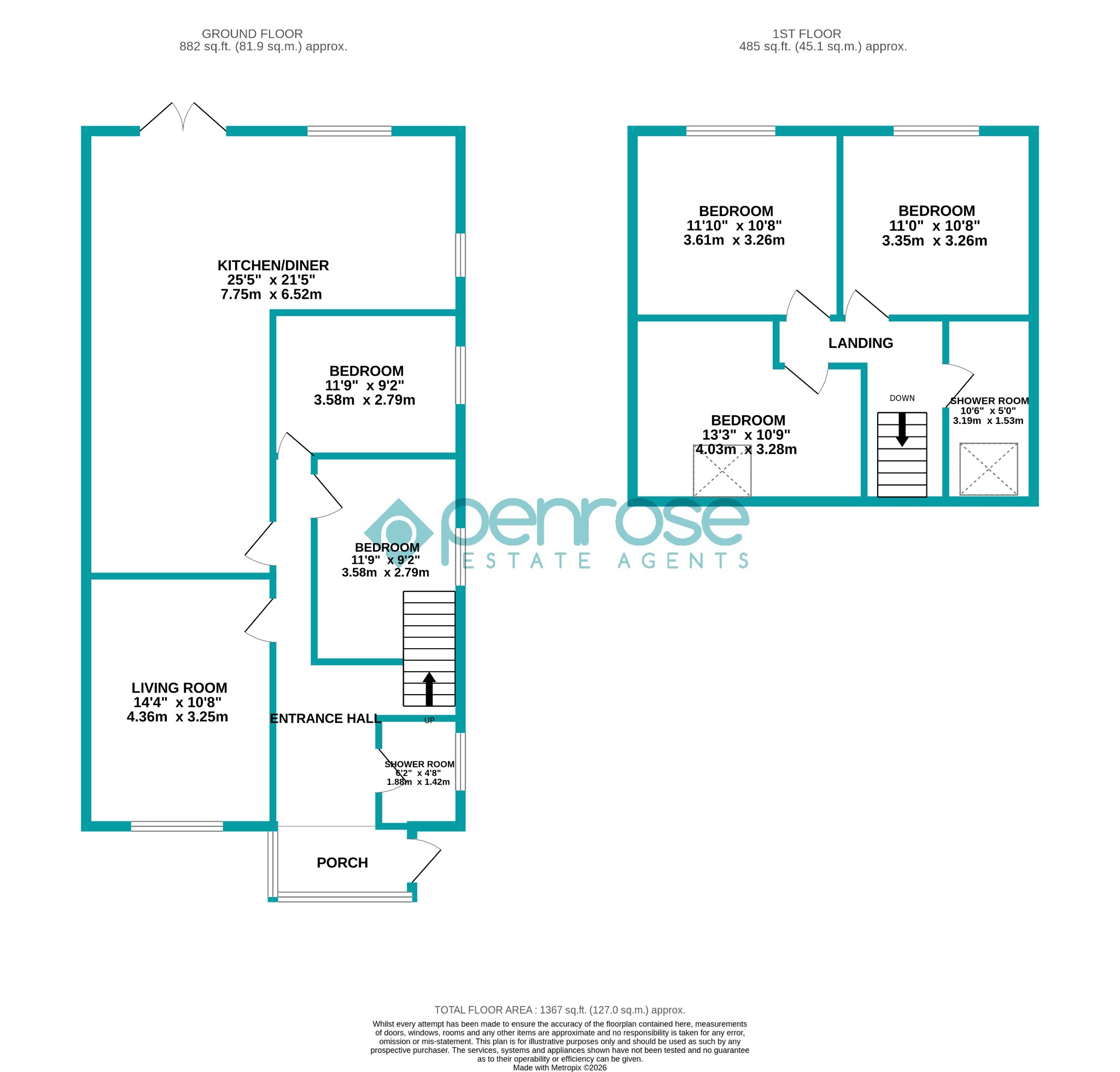 24, Green Lane, Luton floorplan