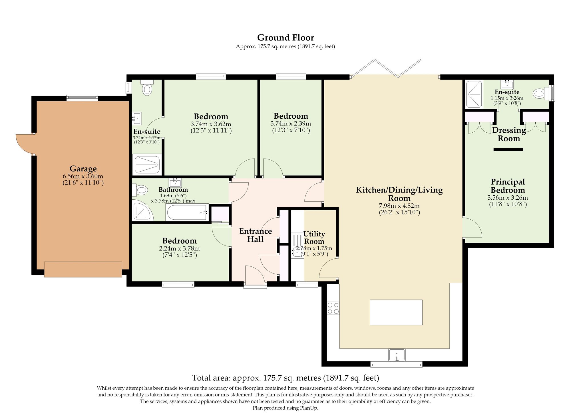 2 Fallowfield Loke, Attleborough floorplan
