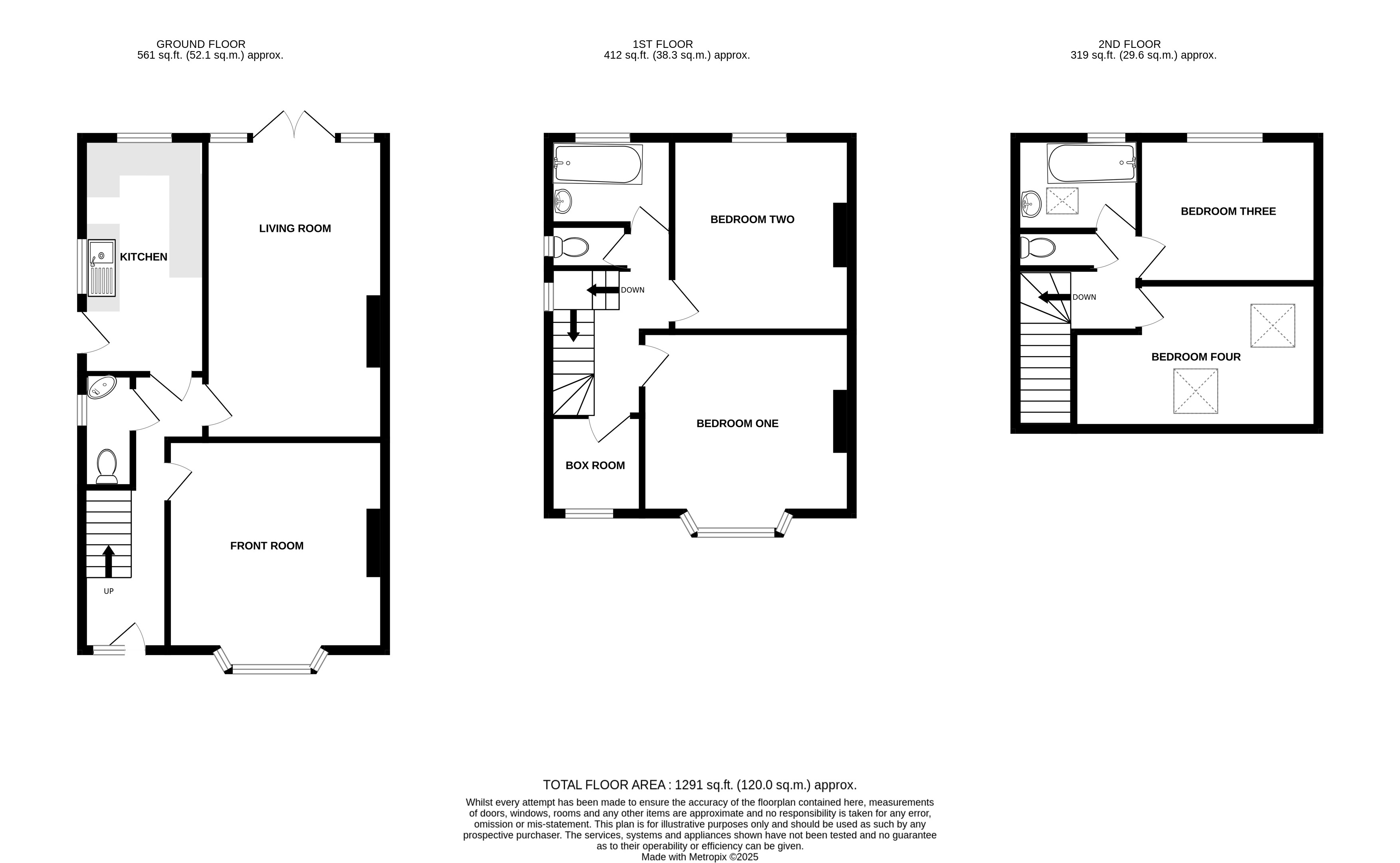 74, Radegund Road, Cambridge floorplan