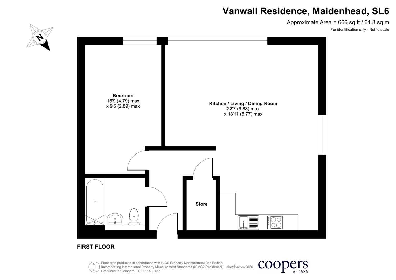 Apartment 12, Vanwall Residence, Vanwall Road, Maidenhead floorplan