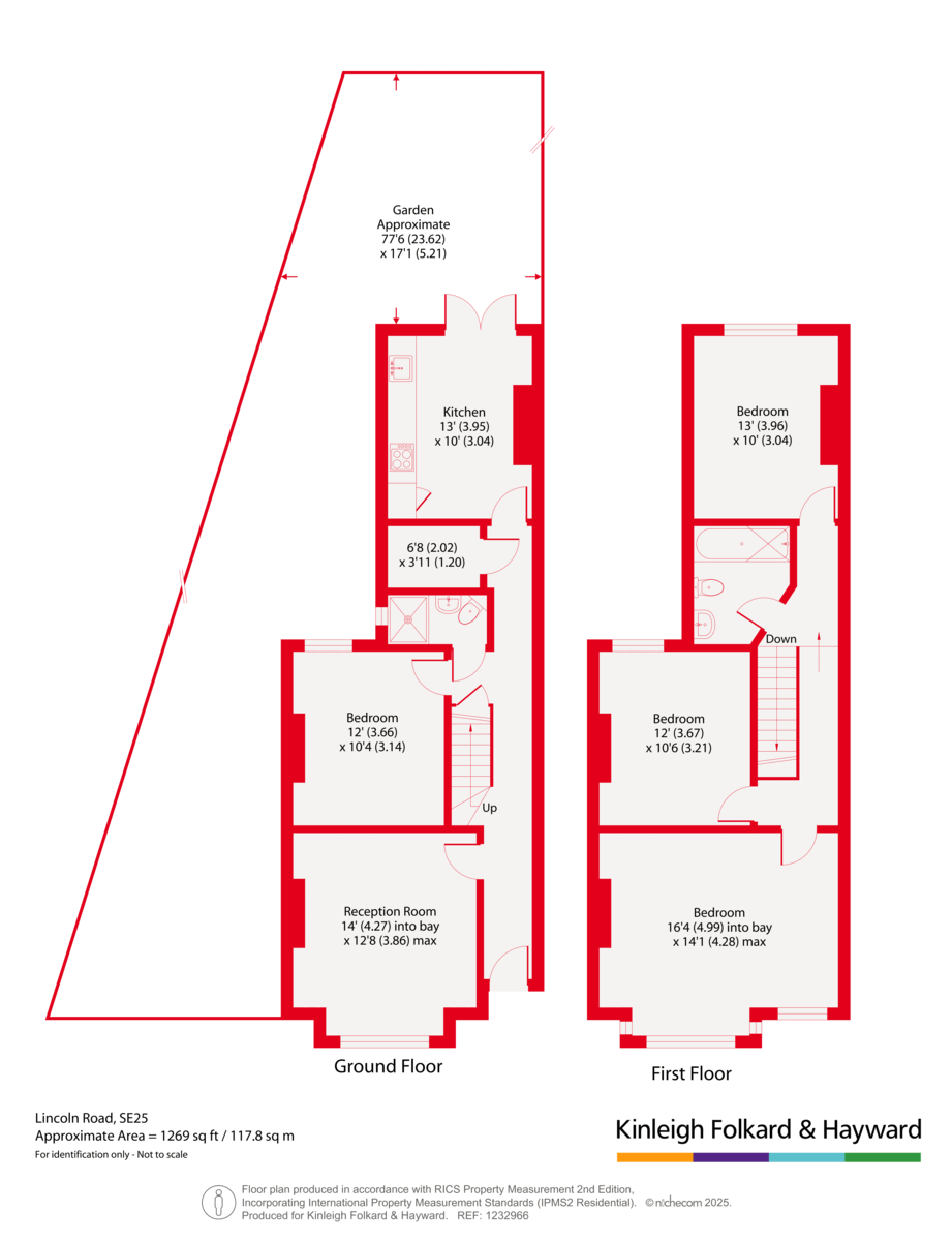 Lincoln Road, London floorplan