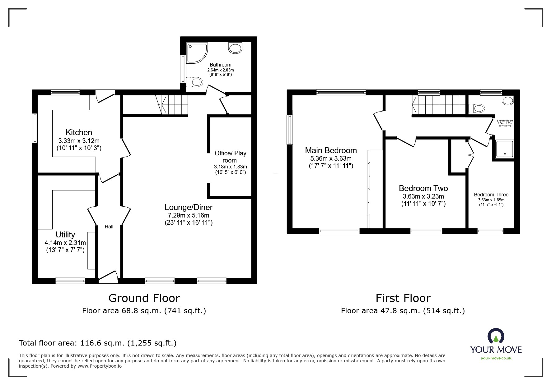 18, School Lane, Coalville floorplan