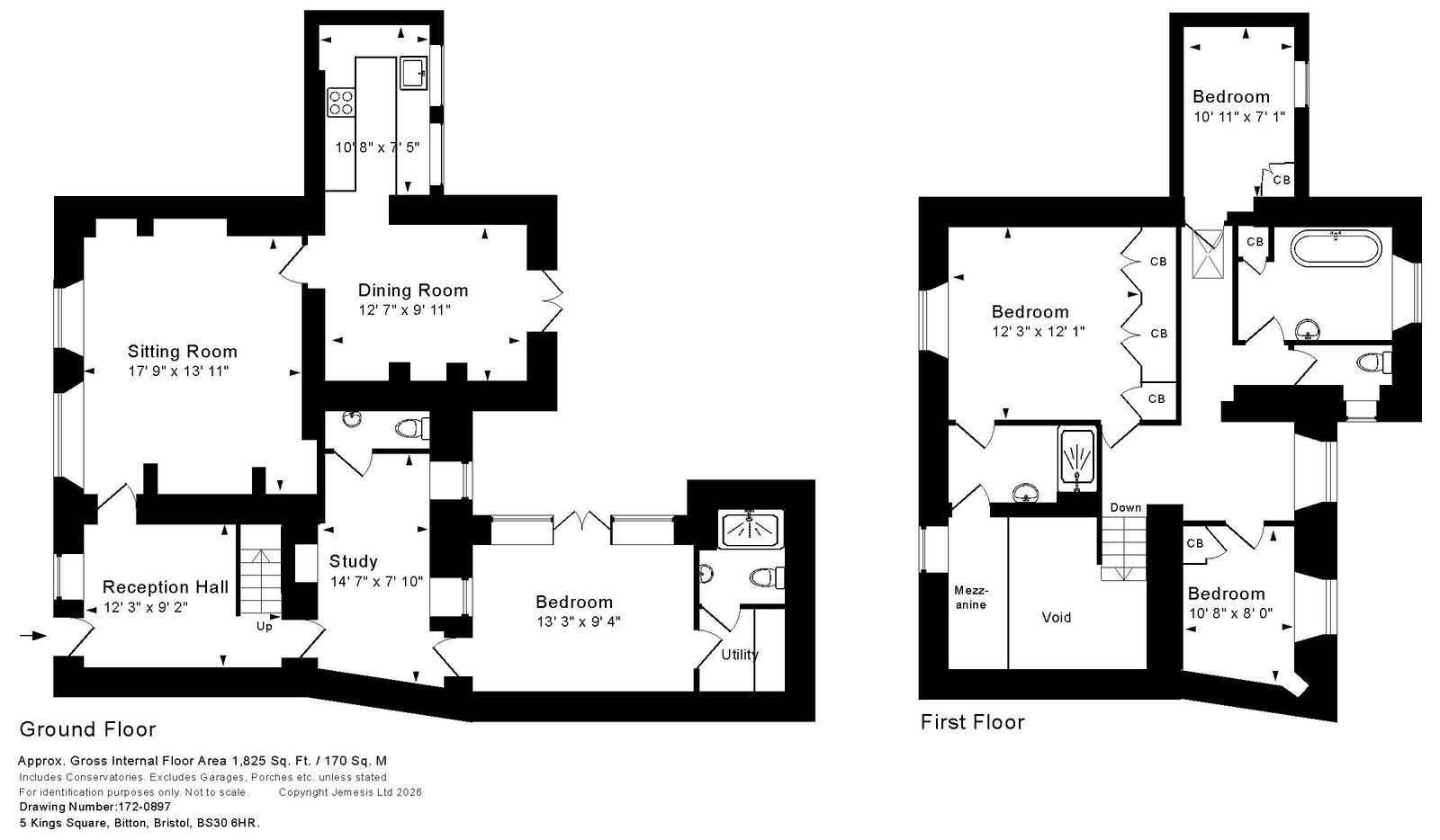 5, Kings Square, Bristol floorplan
