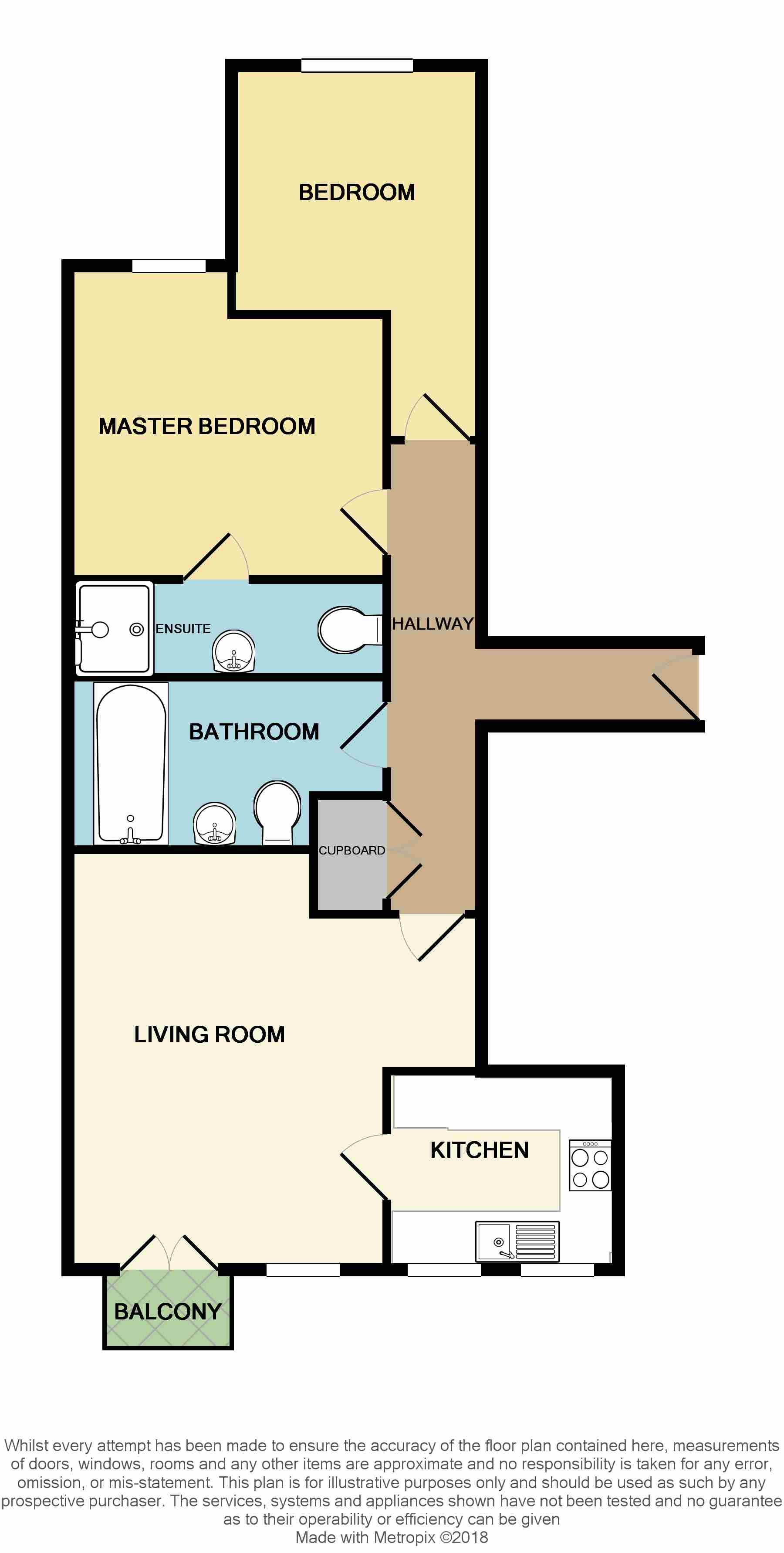 2 Bedrooms Flat to rent in The Landmark, Egerton Road, Bexhill On Sea TN39