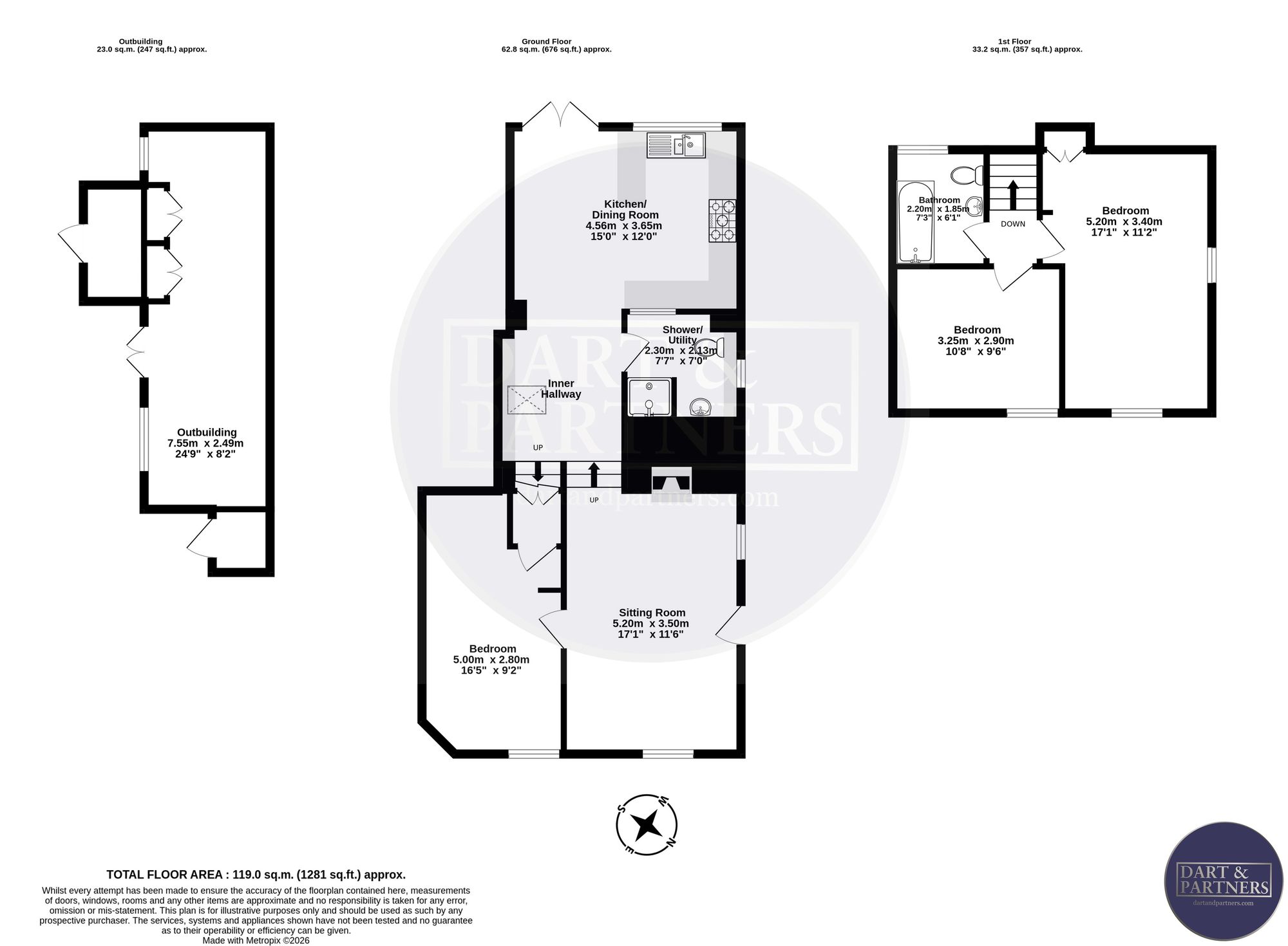 31 Exeter Street, Teignmouth floorplan